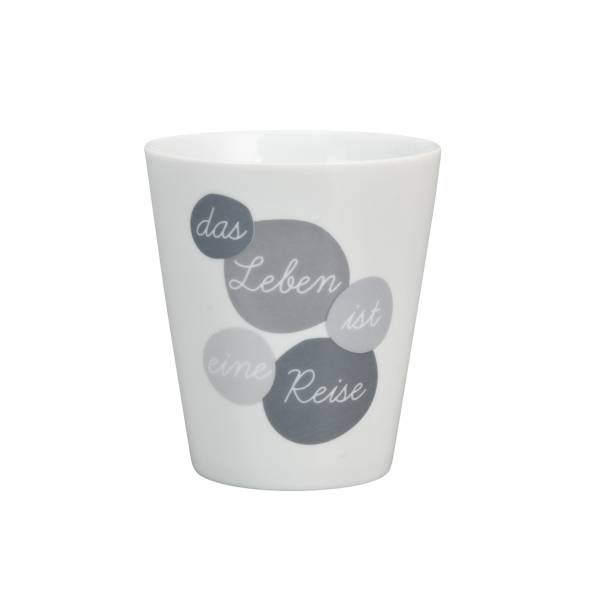 MUG DAS LEBEN IST EINE REISE GREY